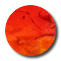 赤色系の琉球ガラス