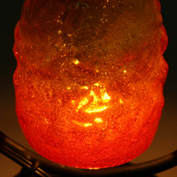 琉球ガラスのランプ