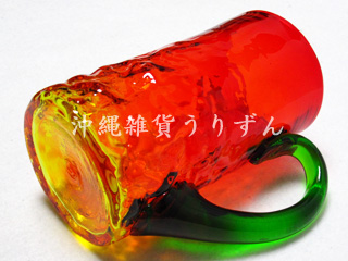 琉球ガラスのビールジョッキ
