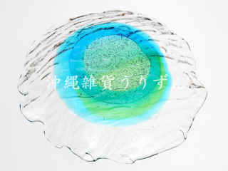 琉球ガラスの小皿