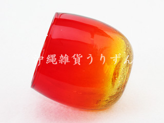 琉球ガラスのたる形グラス